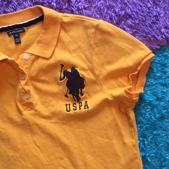 Yellow and navy Polo shirt - Picture 4 of 7
